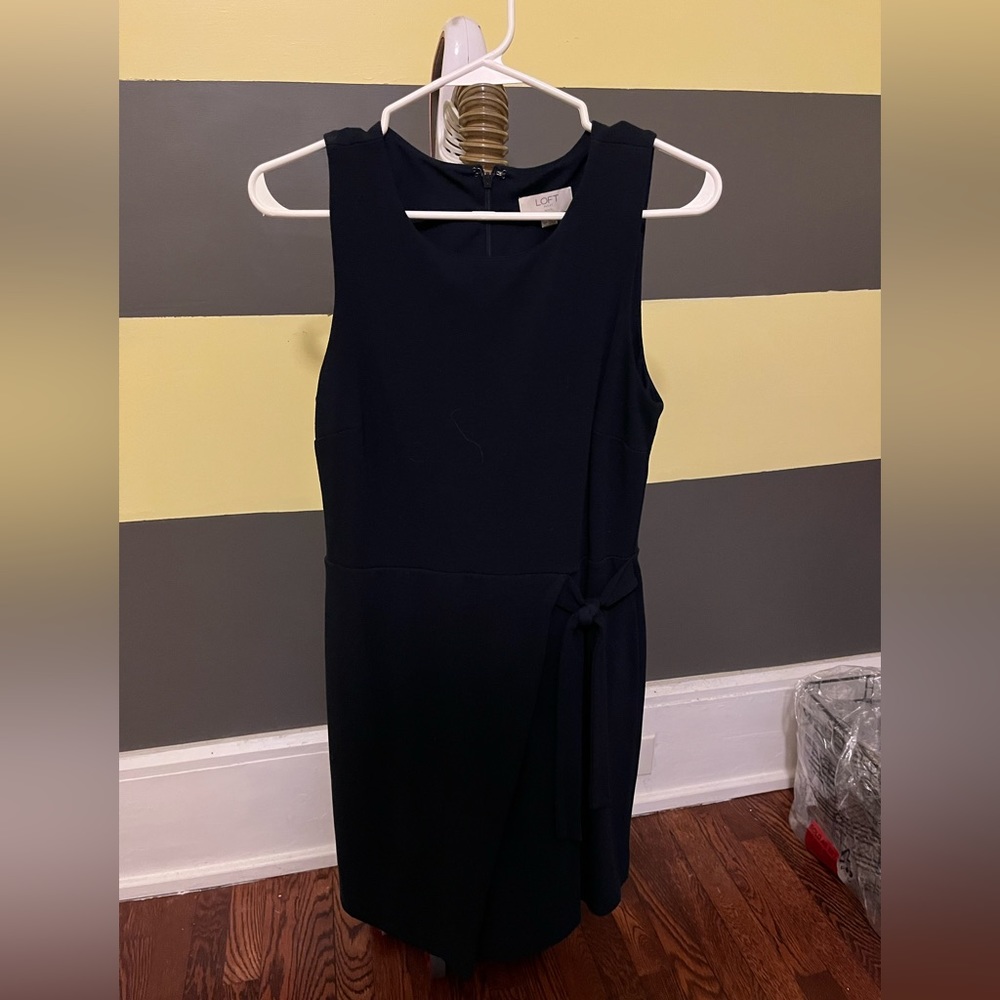 Loft navy blue dress. Neve been worn